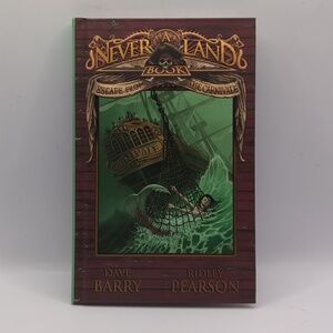 Genuine Dave Barry Signed Never Land Book "Escape From The Carnivale" 1st / 1st
